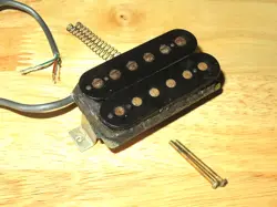 GIBSON 1992 USA BLACK 490R ALNICO HUMBUCKER NECK PICKUP
