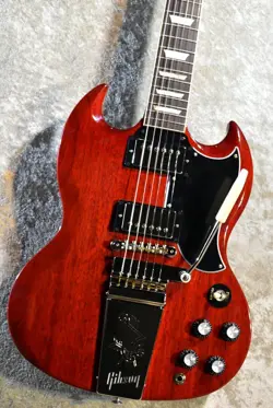 GIBSON SG STANDARD '61 W MAESTRO VIBROLA VINTAGE CHERRY #217940056 LIGHTWEIGHT 3