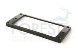 PICKUP MOUNTING RING, FRAME, NECK POSITION, BLACK, FLAT BOTTOM FOR GIBSON