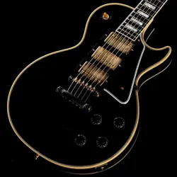 GIBSON CUSTOM SHOP 1957 LES PAUL CUSTOM REISSUE 3-PICKUP VOS EBONY WEIGHT: 4.43K