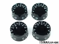 4 USA GIBSON LES PAUL STUDIO MODEL SPEED CONTROL KNOBS, VOLUME TONE, BLACK