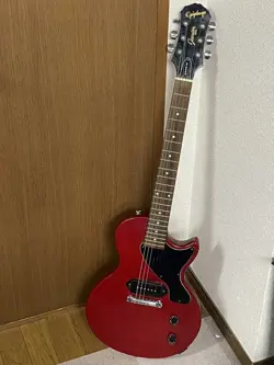 ELECTRIC GUITAR EPIPHONE BY GIBSON LES PAUL JUNIOR MODEL RED S/N SI98092612