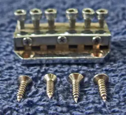 VINTAGE 80'S GIBSON CHROME LOCK NUT U.S.A.