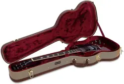 CROSSROCK VINTAGE HARD CASE FOR GIBSON SG AND SIMILAR STYLE ELECTRIC GUITARS