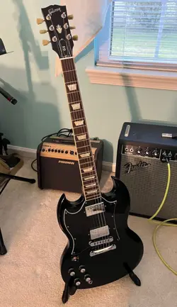 LEFT-HANDED GIBSON SG STANDARD 2005 BLACK