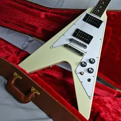 GIBSON 70S FLYING V CLASSIC WHITE (2024)
