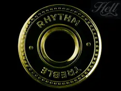 CHEQUER (GOLD) SWITCH WASHER RING RHYTHM TREBLE. LES PAUL, SG MORE.