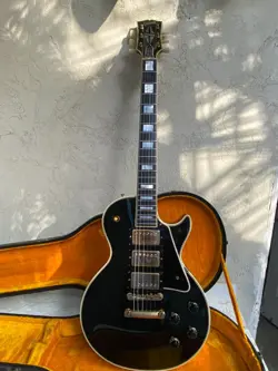 1959 GIBSON LES PAUL CUSTOM - BLACK BEAUTY - FRETLESS WONDER