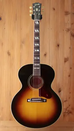 GIBSON J-185 ORIGINAL VINTAGE SUNBURST ACOUSTIC GUITAR