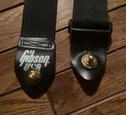 GIBSON USA GUITAR STRAP SCHALLER WITH LOCK PIN FROM JAPAN