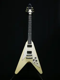 ELECTRIC GUITAR GIBSON FLYING V WHITE MADE IN USA 2005