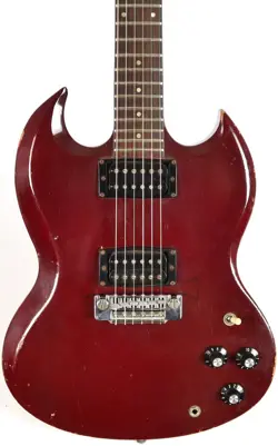 1982 GIBSON SG CHERRY RED SPECIAL ELECTRIC GUITAR W/ CASE