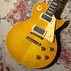 GIBSON LOCALLY SELECTED MATERIALS ORDERED 1959 LES PAUL STANDARD VOS LEMON BURST