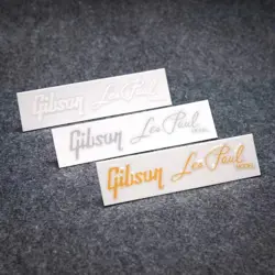 3PCSGIBSON LES PAUL GIBSON LOGO TRANSFER STICKER UV STICKER ELECTRIC GUITAR HEAD