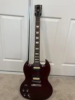 GIBSON SG FUTRE TRIBUTE LEFT HANDED GUITAR HERITAGE CHERRY VINTAGE GLOSS