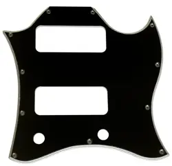 CUSTOM FOR GIBSON SG P90 ROUTE WITHOUT PICKUP MOUNTING HOLES PICKGUARD,BLACK