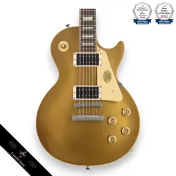 GIBSON LES PAUL CLASSIC GOLD TOP ELECTRIC GUITAR  CRACKS  AGING MARKS