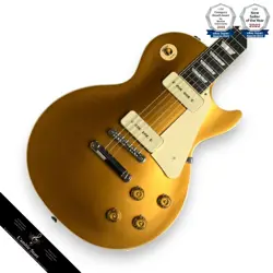 GIBSON LES PAUL STANDARD '50S P90 GOLD TOP   CLASSIC DESIGN VINTAGE FINISH