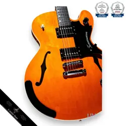 GIBSON CHET ATKINS TENNESSEAN 1997 SUNRISE ORANGE ELECTRIC GUITAR