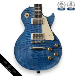 GIBSON LES PAUL STANDARD '50S FIGURED TOP OCEAN BLUE  CUSTOM COLOR SERIES
