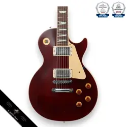 GIBSON LES PAUL STANDARD '95 WINE RED ELECTRIC GUITAR MAPLE TOP