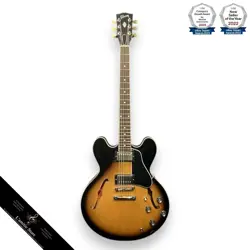 GIBSON ES335 SATIN VINTAGE BURST ELECTRIC GUITAR  2021   MADE IN USA