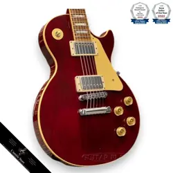 GIBSON LES PAUL STANDARD 1996 SOLID BODY ELECTRIC GUITAR WINE RED ROSEWOOD