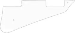 WD CUSTOM PICKGUARD FOR GIBSON LES PAUL STANDARD OR LES PAUL CUSTOM #04R WHIT...