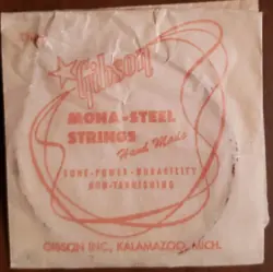 GIBSON GUITAR STRING - THIRD - MONA STEEL HAND MADE IN USA VINTAGE NOS