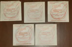 GIBSON 5 STRING BANJO STRINGS SET #573 MONA STEEL HAND MADE IN USA VINTAGE NOS
