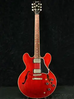 USED GIBSON CUSTOM SHOP LEE RITENOUR ES-335 SIGNED & AGED ANTIQUE FADED CHERRY