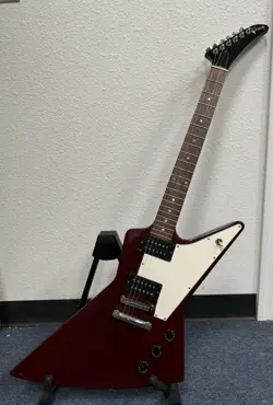 RED GIBSON EXPLORER ELECTRIC GUITAR