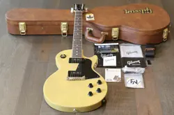MINTY! 2023 GIBSON LES PAUL SPECIAL ELECTRIC GUITAR TV YELLOW W/ P-90S + OHSC
