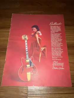 GIBSON ELECTRIC GUITARS - BRILLIANT VINTAGE ORIG. CATALOG 60S