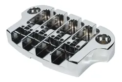 HIPSHOT SUPERTONE 3-POINT REPLACEMENT BRIDGE FOR 4-STRING GIBSON BASS - CHROME