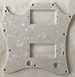 NEW FOR GIBSON SG STANDARD STYLE FULL FACE LEFTHAND GUITAR PICKGUARD,WHITE PEAL