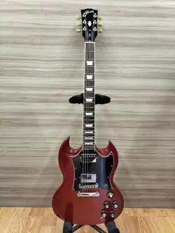 GIBSON ELECTRIC GUITAR SG STANDARD TYPE SG COLOR EBONY  USED WITH GIGBAG