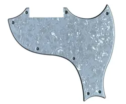 4 PLY WHITE PEARL FOR FIT GIBSON SG-X STYLE GUITAR PICKGUARD GUITAR PARTS