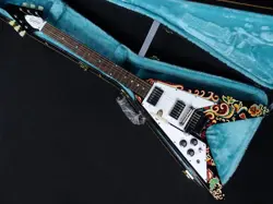 EPIPHONE INSPIRED BY GIBSON  JIMI HENDRIX  LOVE DROPS  FLYING V LEFT HANDED