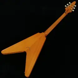 EPIPHONE INSPIRED BY GIBSON CUSTOM 1958 KORINA FLYING V WH PG AGED NATURAL