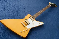 EPIPHONE INSPIRED BY GIBSON  KORINA 1958 EXPLORER  AGED NATURAL   23071531432