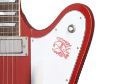 EPIPHONE INSPIRED BY GIBSON CUSTOM 1963 FIREBIRD V MAESTRO VIBROLA EMBER RED F