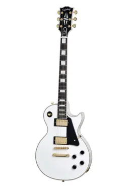 EPIPHONE INSPIRED BY GIBSON CUSTOM LES PAUL CUSTOM ALPINE WHITE EPIPHONE  2ND
