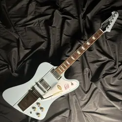 EPIPHONE 1963 FIREBIRD V FROST BLUE INSPIRED BY GIBSON CUSTOM PHYSICAL IMAGE