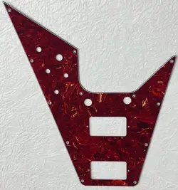 NEW GREAT- FOR FITS GIBSON FLYING V STYLE GUITAR PICKGUARD PARTS RED TORTOISE