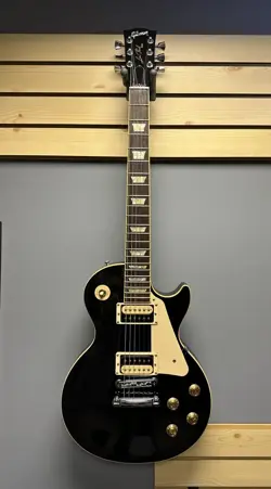 2010 GIBSON LES PAUL TRADITIONAL PRO -  EBONY BLACK- KILLER GUITAR!