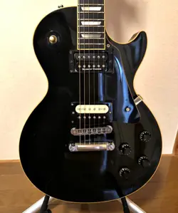 ELECTRIC GUITAR GIBSON CUSTOM SHOP LES PAUL STANDARD BLACK WITH HARD CASE