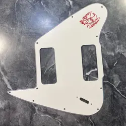 PARCHMENT 3 PLY PICKGUARD FOR '65-'70 GIBSON NON REVERSE 2 P90 FIREBIRD OPTION 2