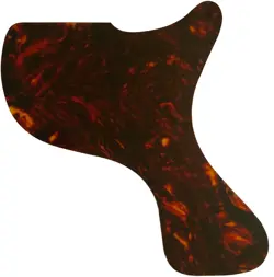 CUSTOM FOR GIBSON LES PAUL JUNIOR 1958 NO HOLE GUITAR PICKGUARD,BROWN TORTOISE
