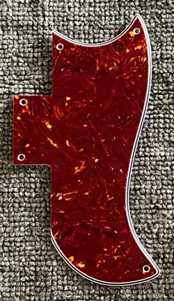 FOR 4-PLY GIBSON SG ‘61 REISSUE STYLE GUITAR PICKGUARD,RED TORTOISE
